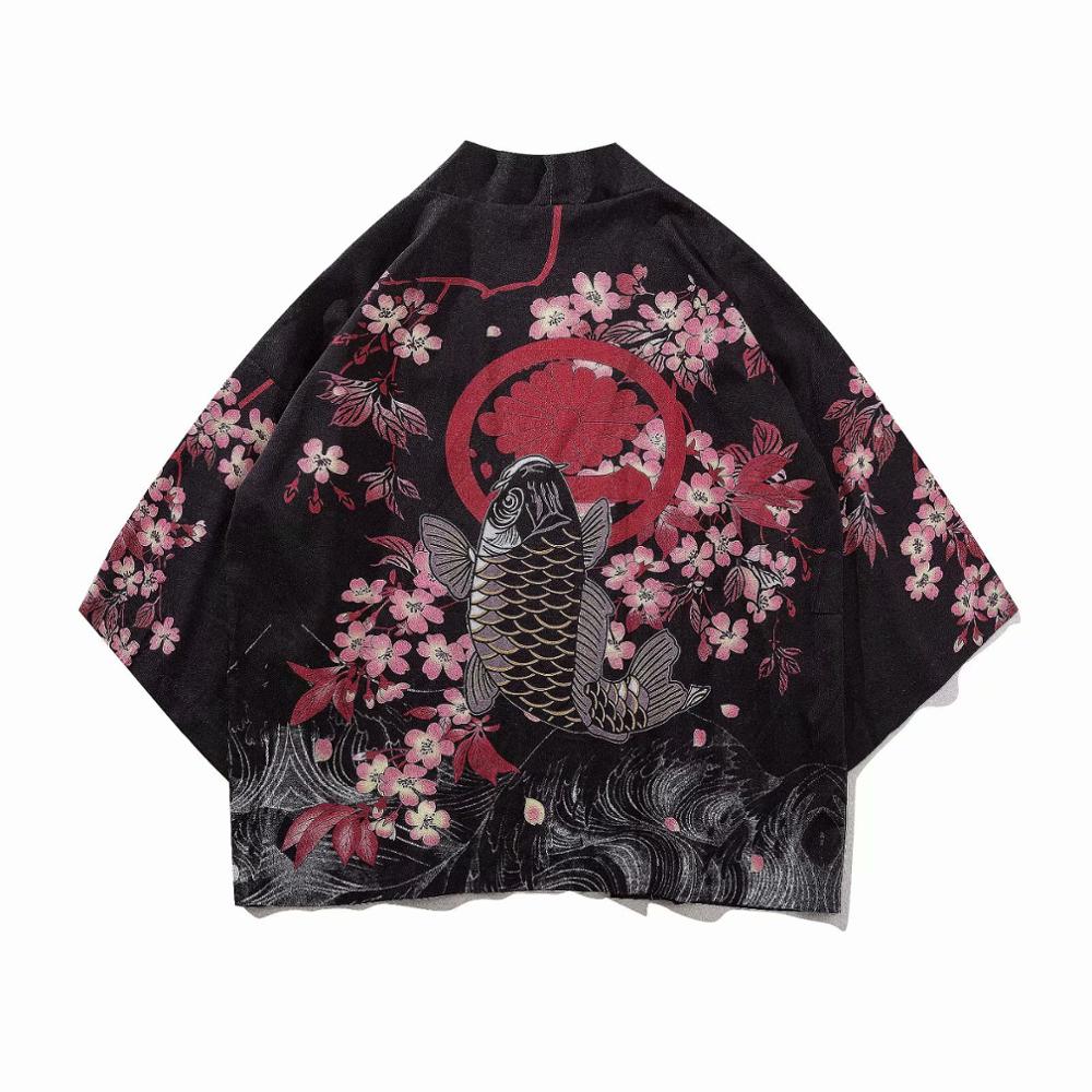 Yukata haori men Japanese kimono cardigan men samurai costume clothing kimono jacket mens kimono shirt yukata haori