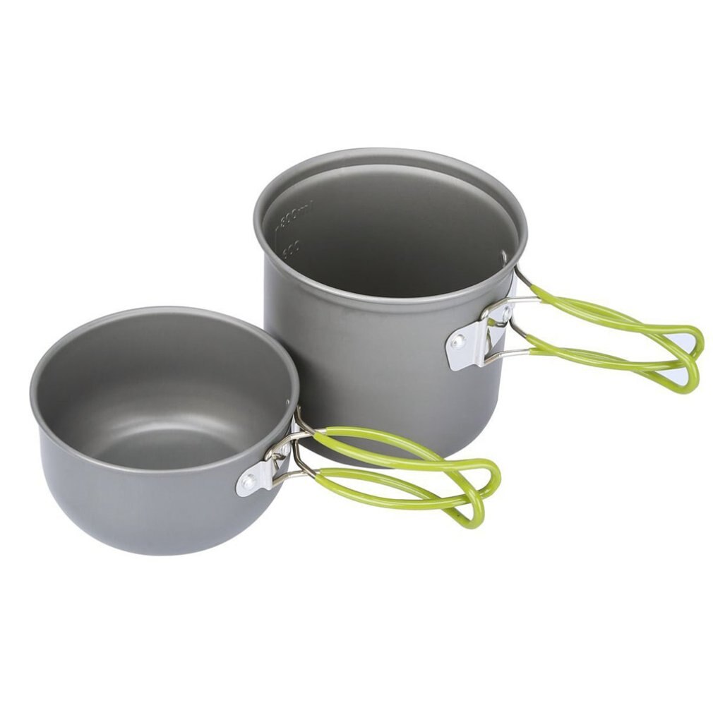 Camping Cookware Set Camping Stove Outdoor Cooking Mess Kit Pots Pans Camp Kettle Portable Outdoor Camping Hiking And Picnic