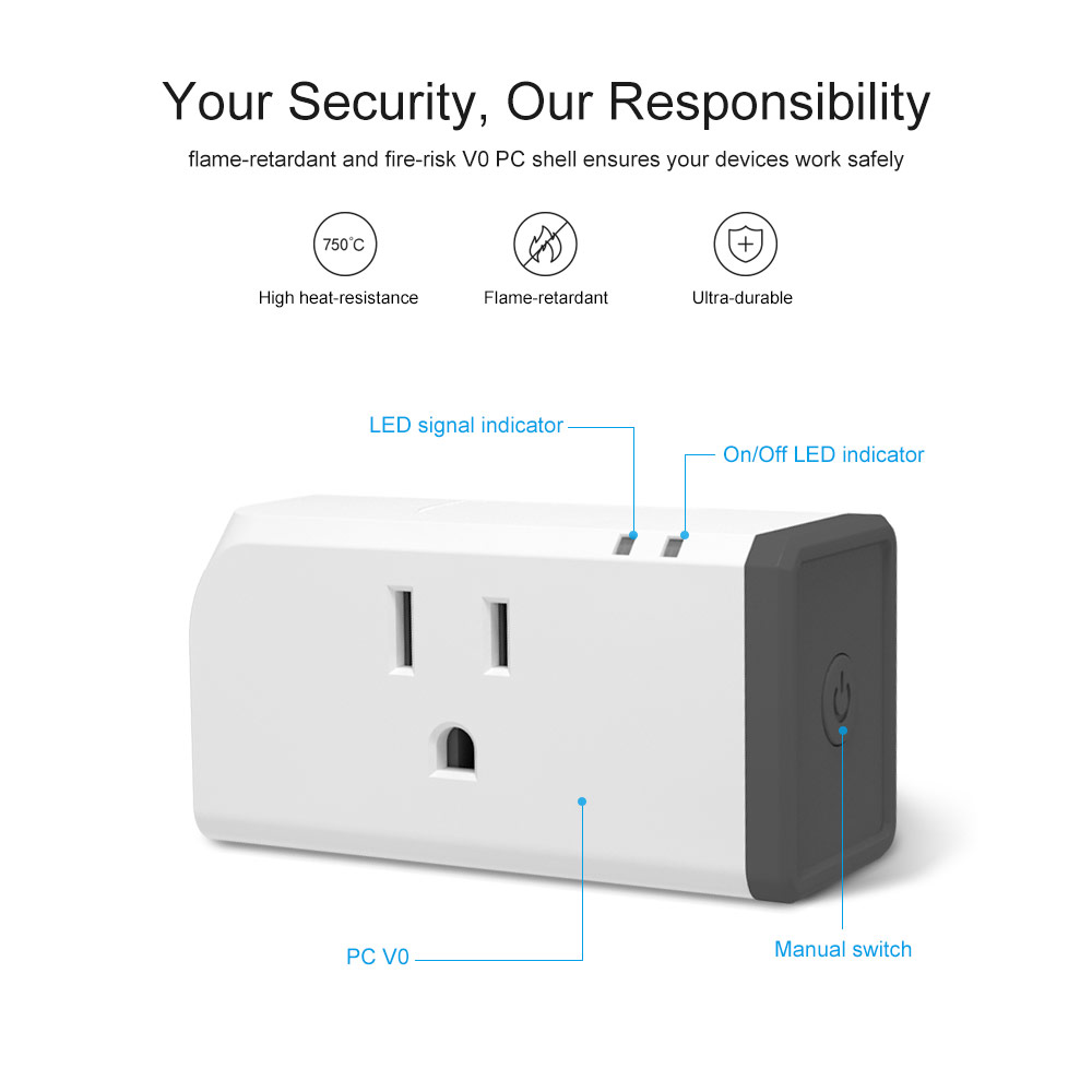 SONOFF S31 Lite ZB US Zigbee Smart Plug Presa 15A Presa di Potere di Telecomando Timer Interruttore Funziona con SmartThings hub alexa