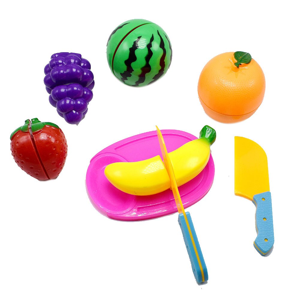 Dzieci plastikowe arbuz banan pomarańcza skaleczenie zabawka bawić się Dom zabawka kuchenna zestawy