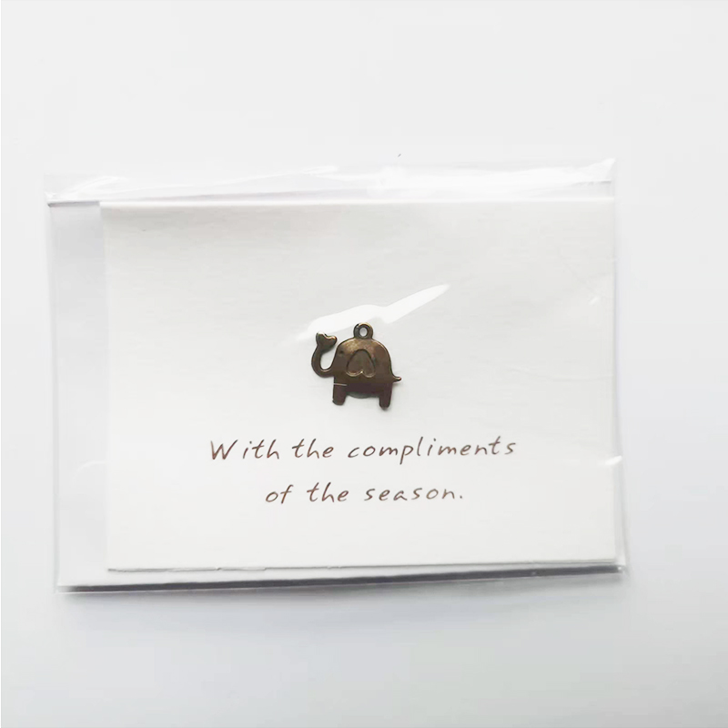 1SET Greeting card with envelope Folding cards MINI DIY Wedding invitation card message: J