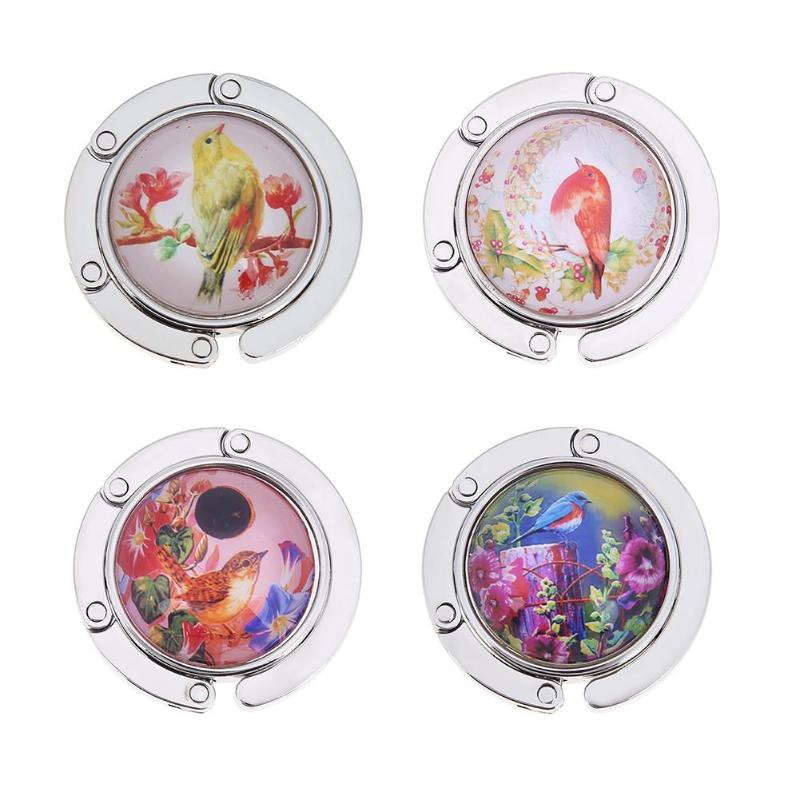 Portable Handbag Hook Foldable Desk Bag Purse Metal Holder Hanger Home Travel Supplies Small and Exquisite Bag Hook