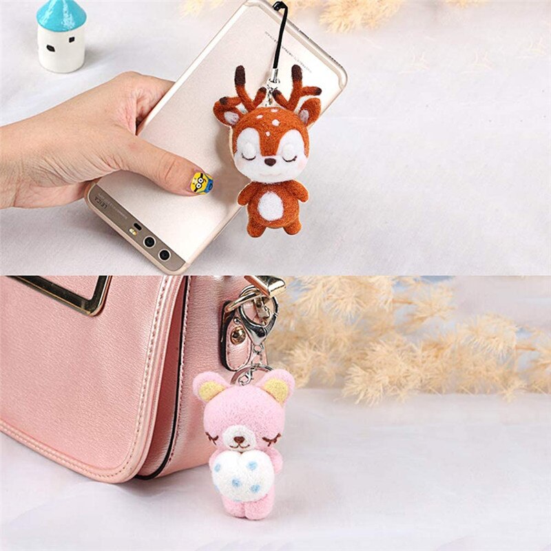 MIUSIE, fieltro de lana, herramienta para fieltro, Kit de aguja para fieltro para principiantes, suministros de fieltro de lana, accesorios de costura para manualidades