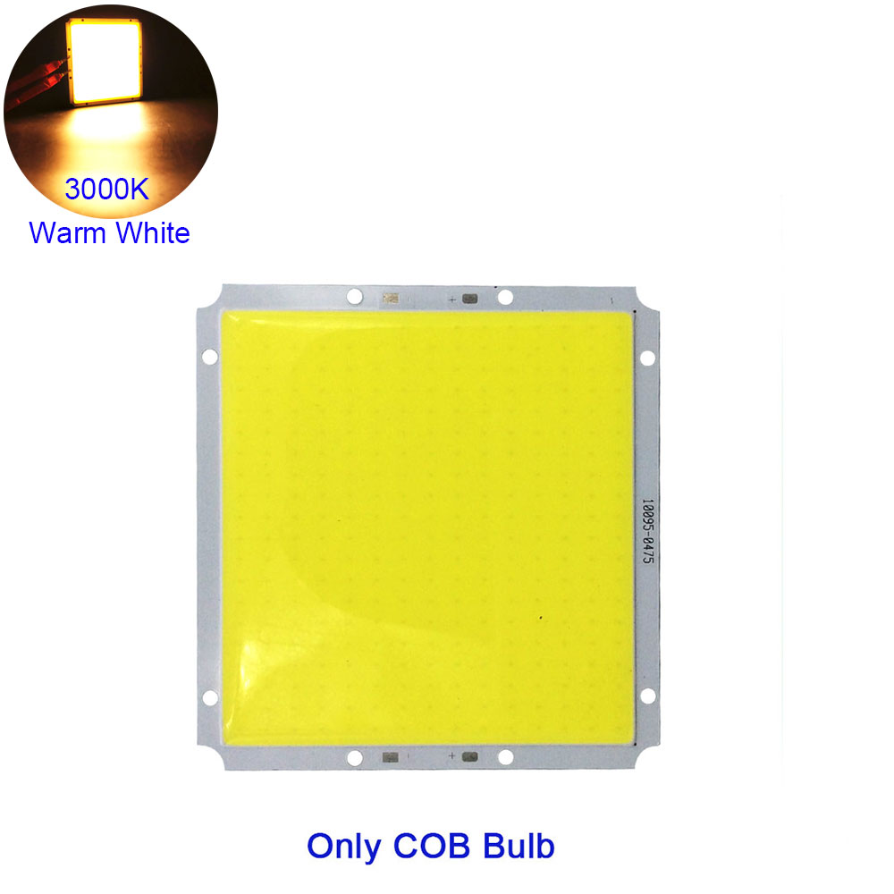 100X95Mm 12V 50W Led-paneel Licht Cob Led Lamp Controller Dimmer Dag Witte Kleur voor Huis Verlichting Floodlilghts: WW COB ONLY
