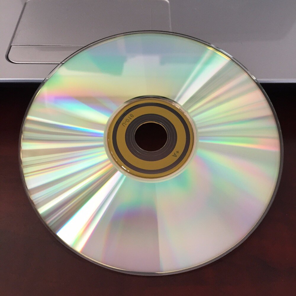 5 discs 700MB 52X Black and Yellow Blank Printed CD-R Disc