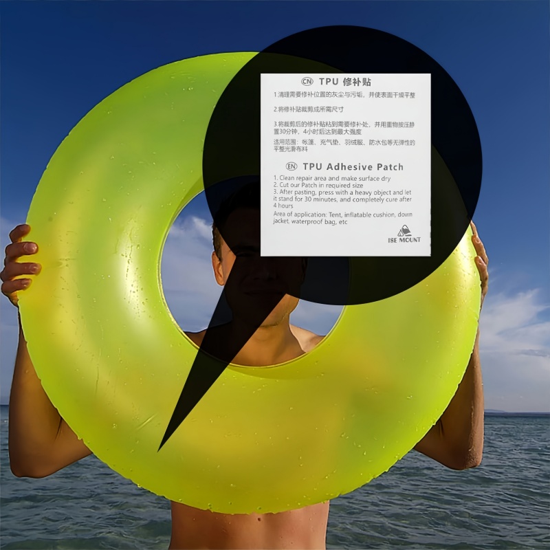 Naprawa namiotu Taśma naprawcza Nadmuchiwany materac Płaszcz przeciwdeszczowy makaron naprawcza nadmuchiwanych produktów Zestaw naprawczy Sprzęt kempingowy