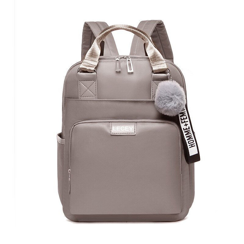 Stijlvolle Waterdichte Laptop Vrouwen Rugzak Dames Mode Rugzak Voor Meisjes Zwarte Rugzak Vrouwelijke Grote Roze Tassen Mochila: khaki