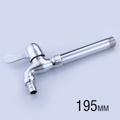 Brass Washing Machine Faucet Wall Mounted Single Brass Handle Washer Tap Bibcocks Fast On Faucet: Navy Blue