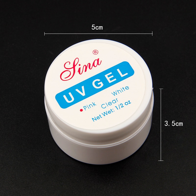 14g/ box extension gel pink/hvid/klar nail extend lim nail art uv building gel negle gel lak til negle former akryl tips