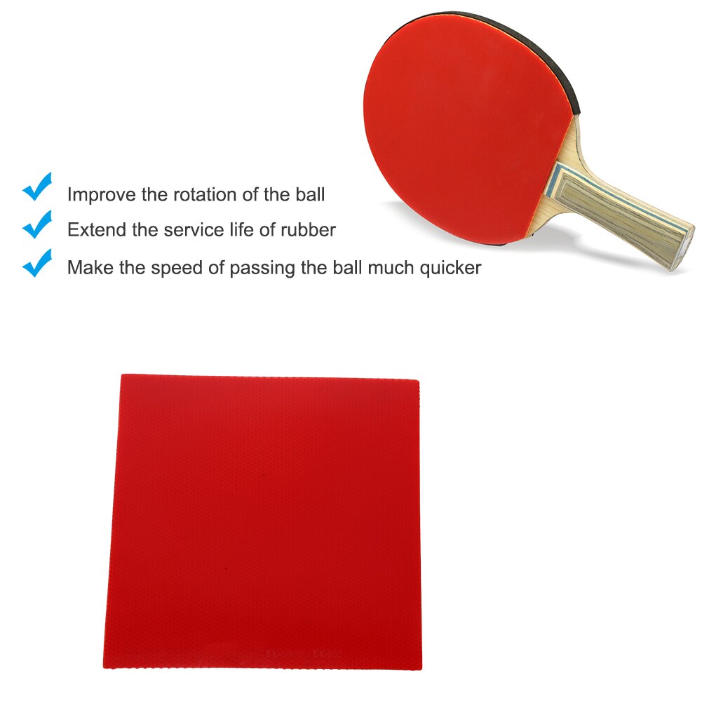 Tafeltennisbatje rubbers noppen in pingpongbathoes beginner gevorderde speler trainingsaccessoires