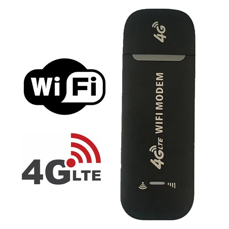4G USB Modem WiFi Router USB Dongle 150Mbps with SIM Card Slot Car Wireless Hotspot Pocket Mobile WiFi: Default Title