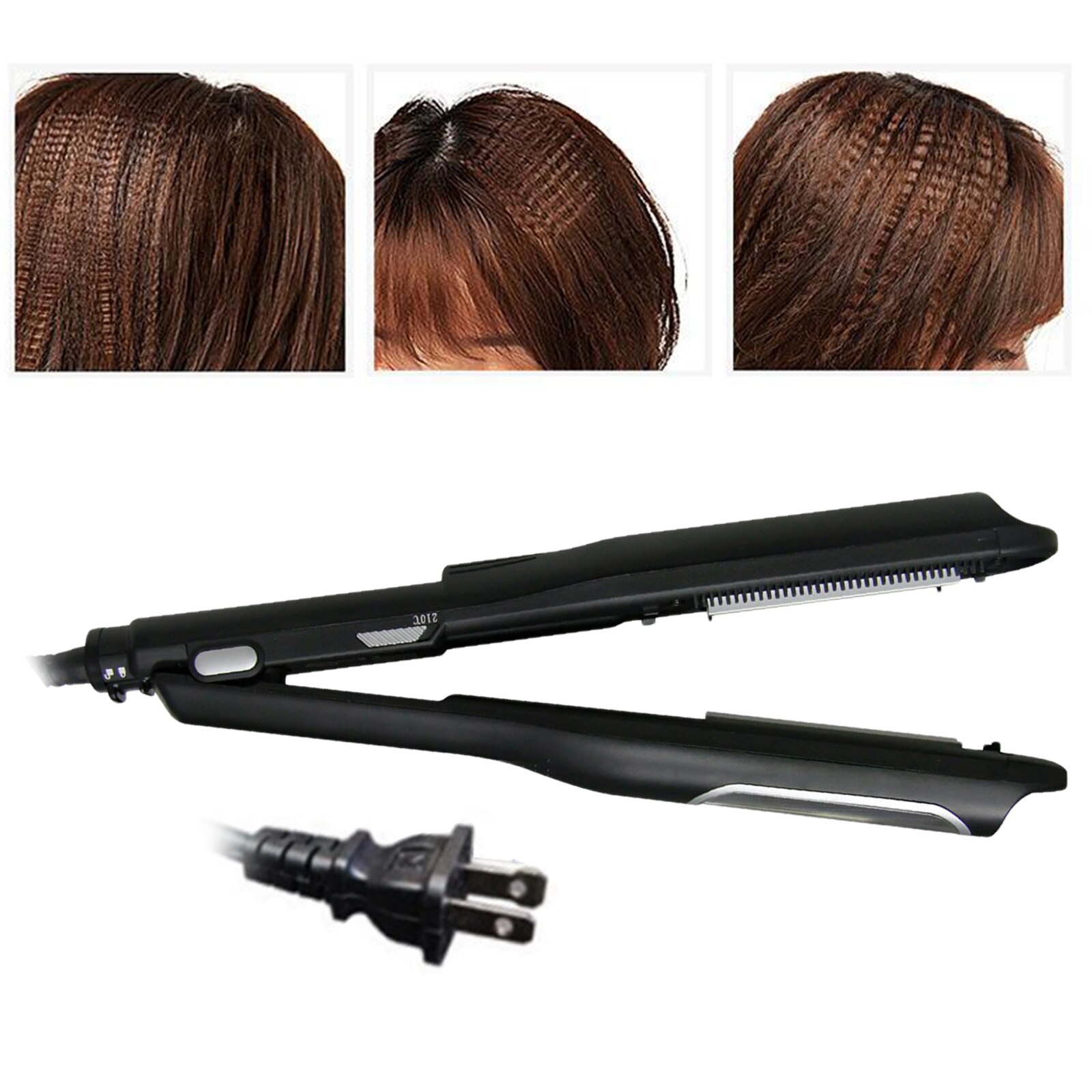 Piastra per capelli professionale per arricciacapelli con ferro arricciacapelli automatico con indicatore di funzionamento a LED per tutti i tipi di capelli