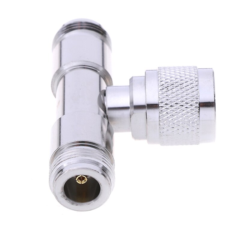 N-Type Male To Dual 2 N-Type Female Triple T Shaped RF Antenna Adapter Connector 3-Way Splitter For Cell Signal Booster Repeater