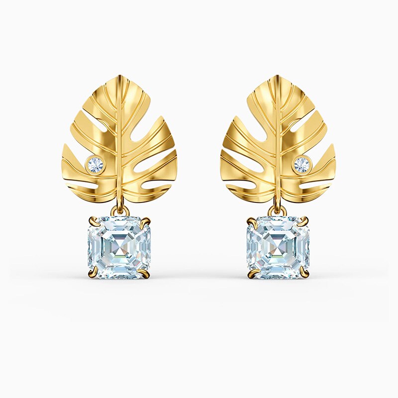 Swarovskis Original 1:1 tropisch Ahorn Blatt und Papagei Sammlung einstellen Schmuck einstellen Halskette und Armbinde Damen: 5519253