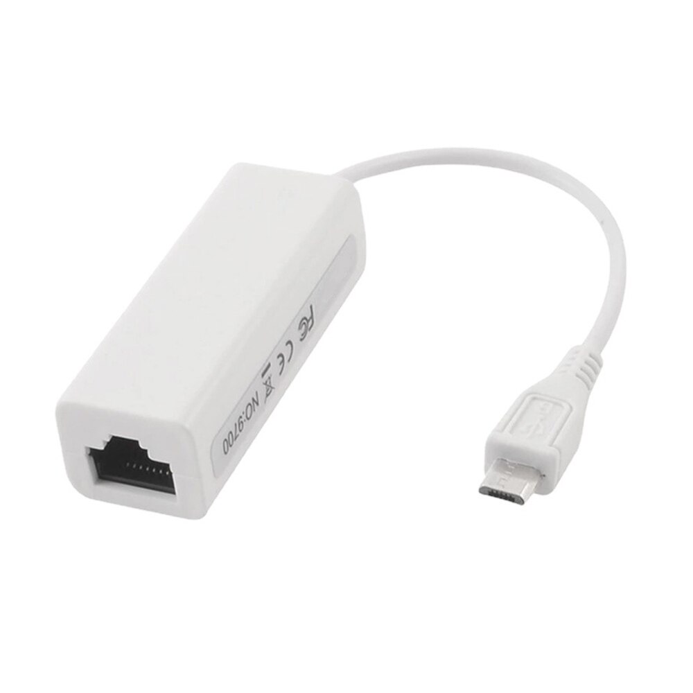 Micro USB Zu RJ45 Netzwerk Karte 10Mbps RJ45 Ethernet Micro USB 2,0 Lan Kabel Adapter Für Android PC Laptop tabletten