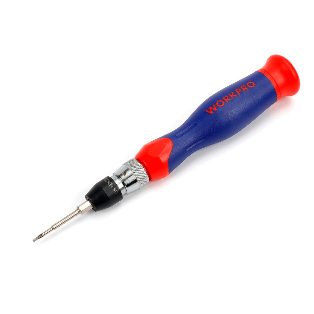 Tournevis de précision WORKPRO 17PC pour Iphone électronique tournevis Torx Phillips à fente avec fonction de chargement rapide