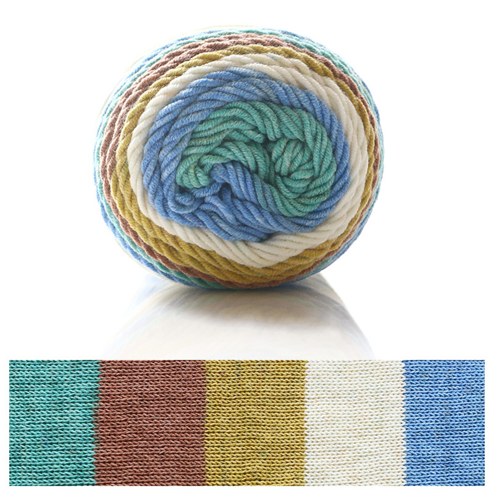 Yarn For Woman Needlework Handmake DIY Weaving Cardigan Scarf Suitable Textile Supplies Hand-Knitting Thread: A9