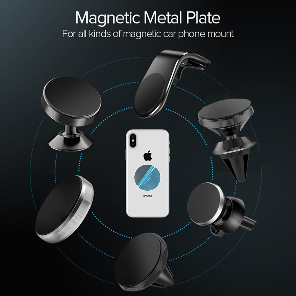 Magnetische saug Auto telefon Halfter eisen platte mit magnetische saug Auto sitz ist geeignet für jedes praktisch telefon Halfter