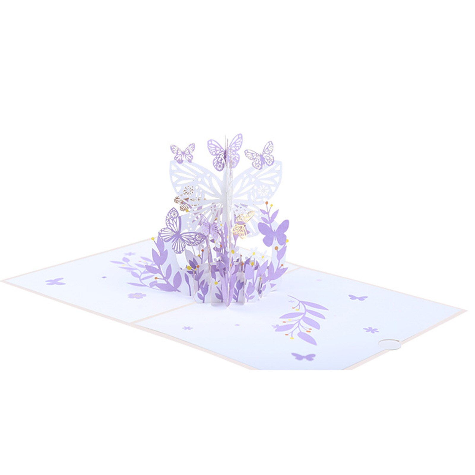 Cute Mother's Day Flower Greeting Card Blessing Card Thanksgiving Friendship Card: D