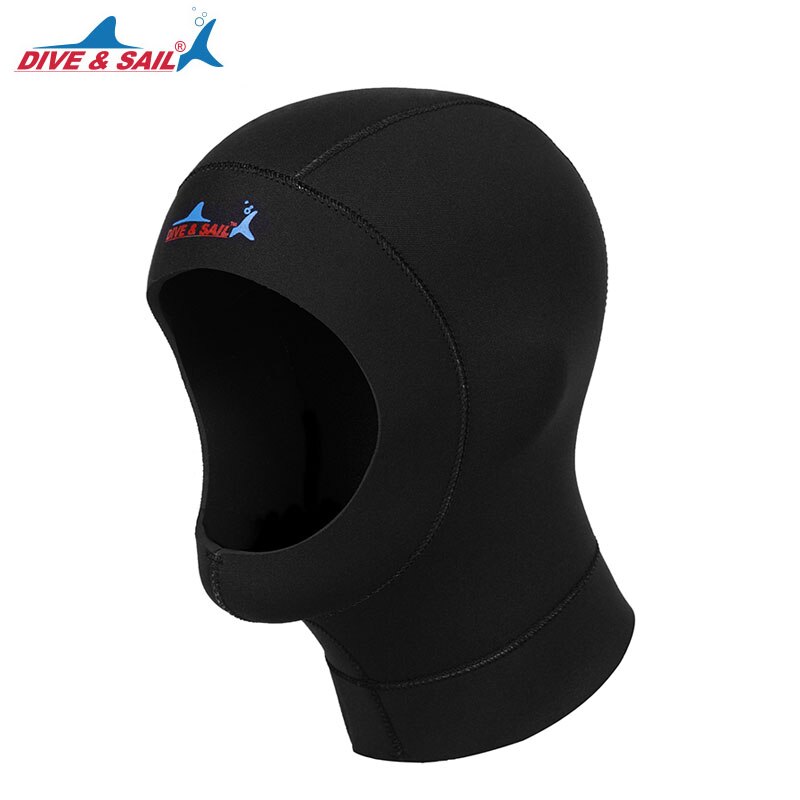 Dykke&amp;seil 3mm neopren dykkerhette maske vinterhold varm badehette dykkerhatt for snorkling og svømming: Xl