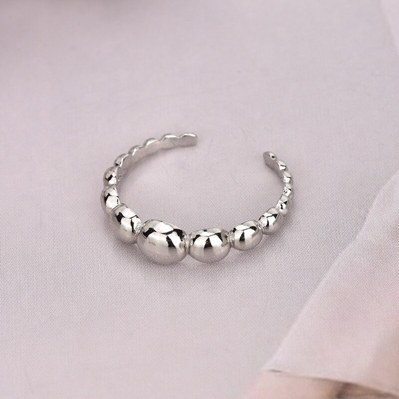 Evimi minimalistische 925 fingerringe aus sterlingsilber für damen und paare, terndy geometrischer partyschmuck, geburtstag