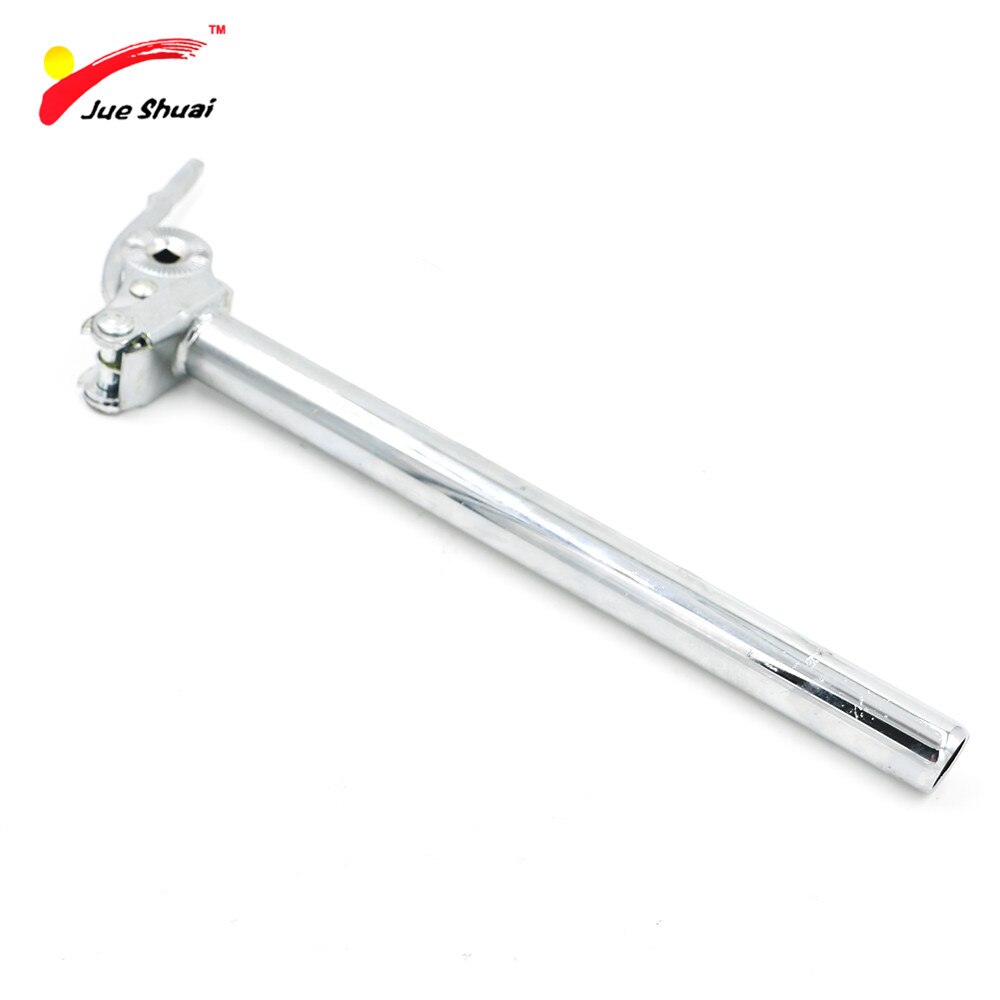 Jue Shuai Adjustable Electric Bike Reversible Seat Post Diameter 25.4 27.2mm Length 200 300 350mm Black Silver seatpost
