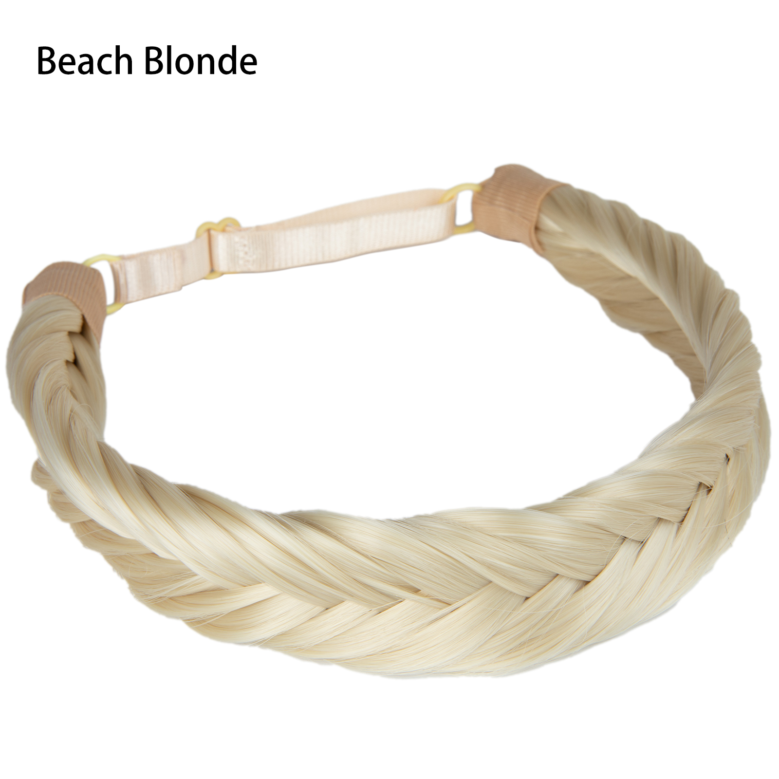 SARLA-Diadema sintética con trenzas de cola de pez para mujer, pelo con cinturón ajustable, diadema trenzada, estilo bohemio, postizos de peinado: P1B/613