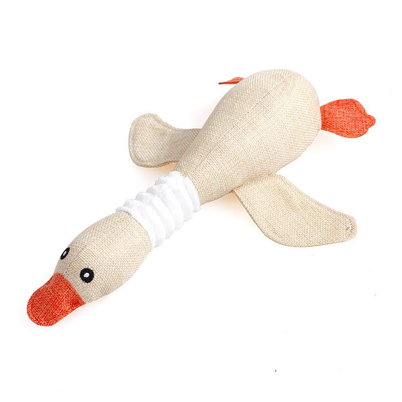 Dog Squeak Toys Wild Goose Sounds Chew Toy Cleaning Teeth Puppy Dogs Interactive Training Supplies Dog Educational Plush Toys: B