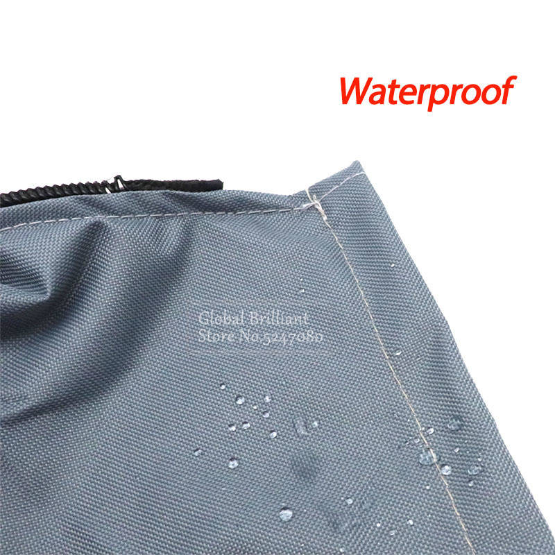 4 BOW Bimini Top Boot Cover 600D Waterproof Bimini Boat Top Boot Canopy Storage Cover Anti-UV Dust-proof Marine Accessories