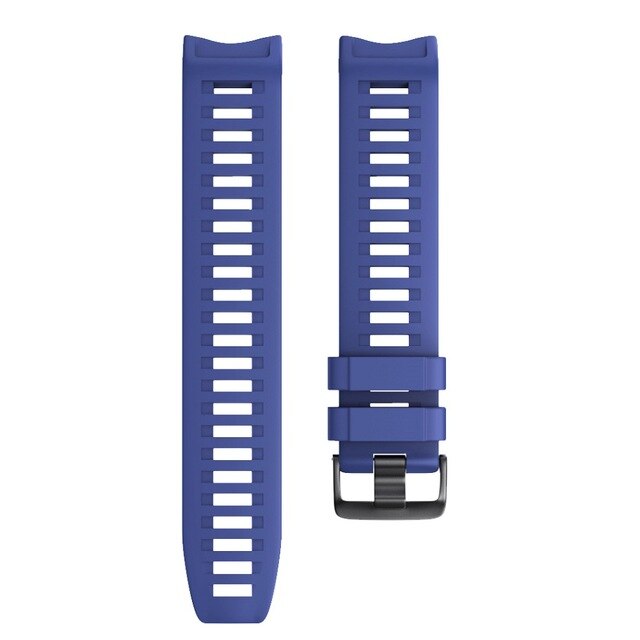 Für Garmin Instinct armband sport silikon ersatz armband farbe armband schnelle installation und entfernung zubehör: Nachtblau