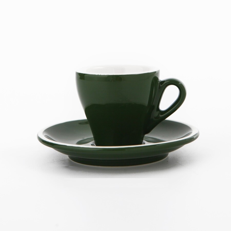 Godteri farge ekspresso kopp og tallerken fargerike 80ml kaffesett italienske amerikanske kaffekopper