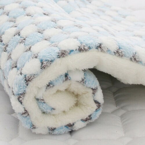 Mat Bed Soft Puppy Pet Supplies Blanket Dog Plush Sleeping Cat Warm Blankets: 3 / 49cm  32cm