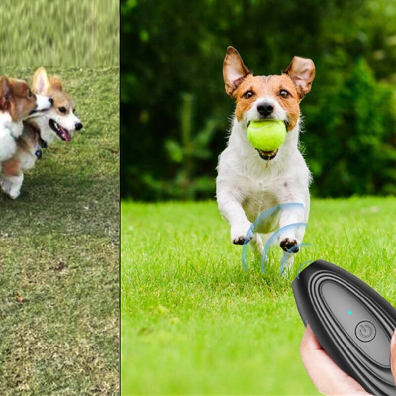 Ultrasonic Dog Repeller Ultrasonic Household Dog Training Device Handheld Bark Stopper Repeller Remote Control