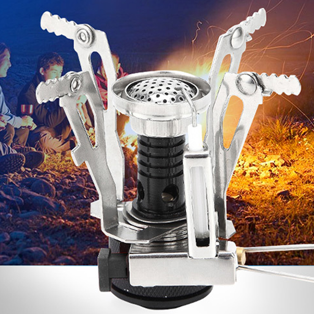Outdoor Gas Stove Mini Camping Buner Stoves Folding Portable Furnace Cooking Picnic Split Stoves Cooker Burners Cooking Picnic