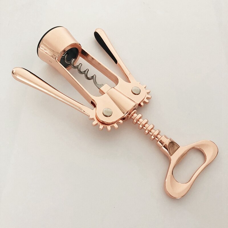 Wine Corkscrew Wine Beer Opener Wing Shaped Corkscrew Wine Tool Multifunction Red Wine Corkscrew Bottle Opener