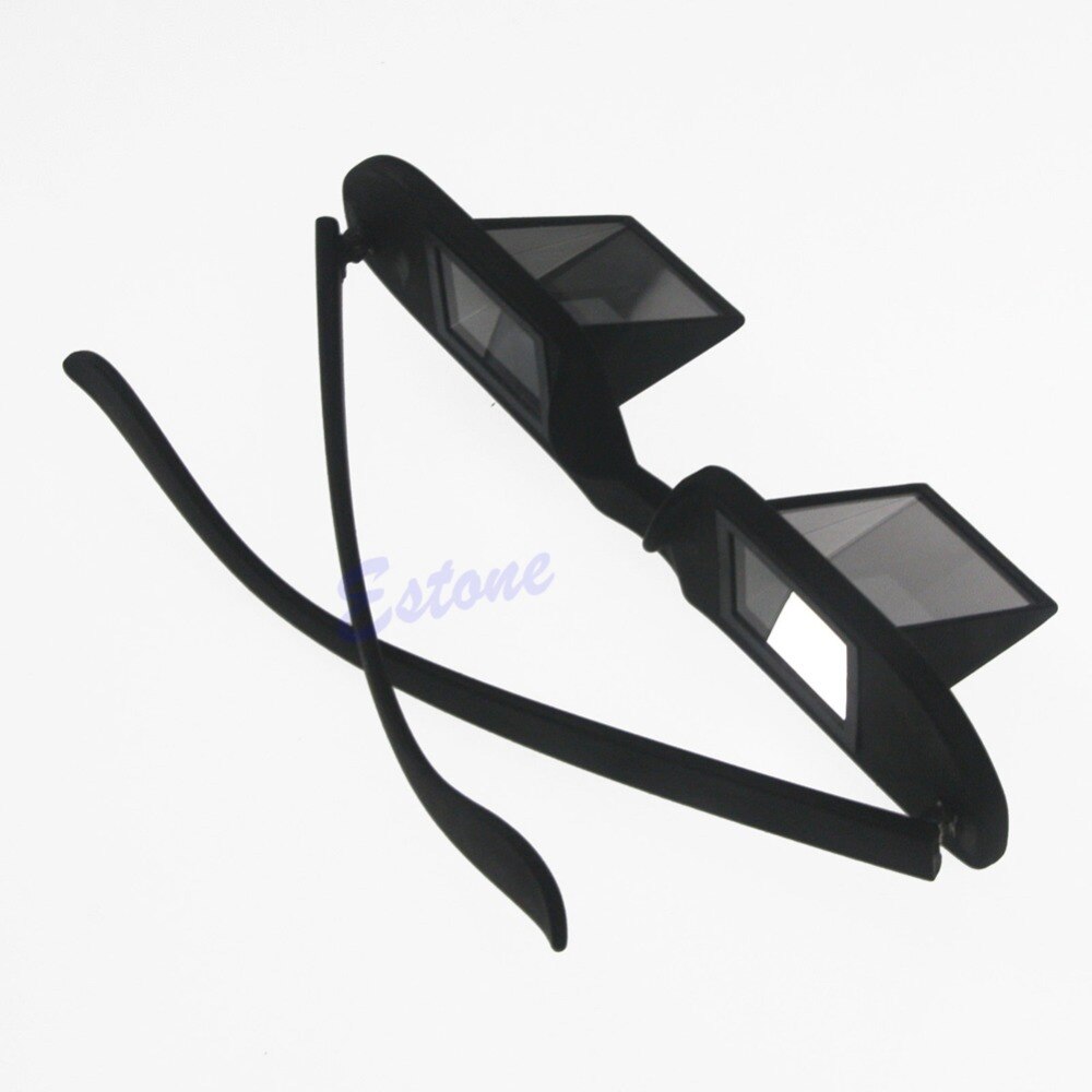 Lazy Periscope Horizontal Reading Glasses Sit-View Prism Spectacles