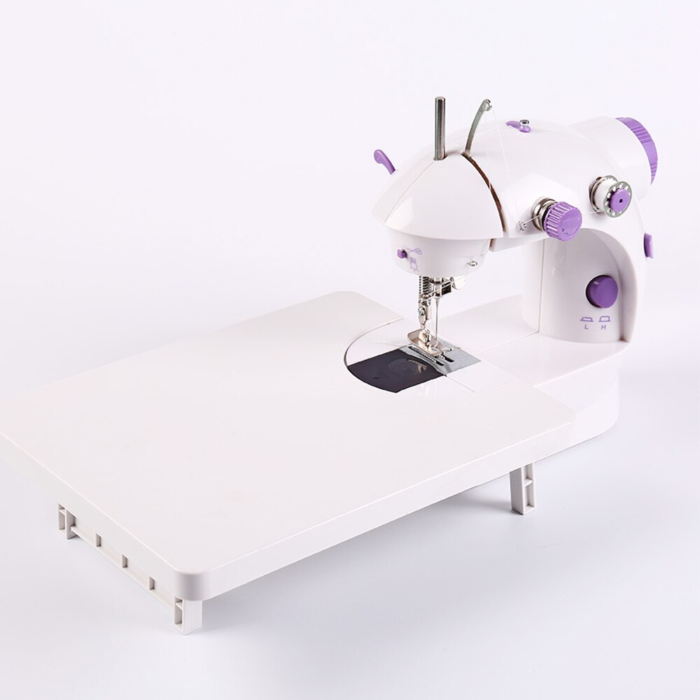 Machine à coudre Mini manuelle, Portable, Assistant domestique, électrique, double vitesse, réglage avec veilleuse, couture d'aiguilles