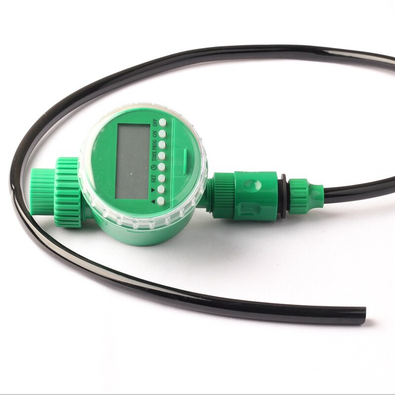 Battery Power Micro Irrigation Timer Kit LCD Display Outdoor Waterproof Electronic Watering Time Controller With Parts