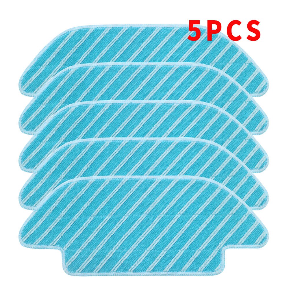 Paños de fregona para Cecotec Conga 4090 Series 4090, piezas de limpiador al vacío, limpieza, mopa, almohadillas de repuesto: 5PCS