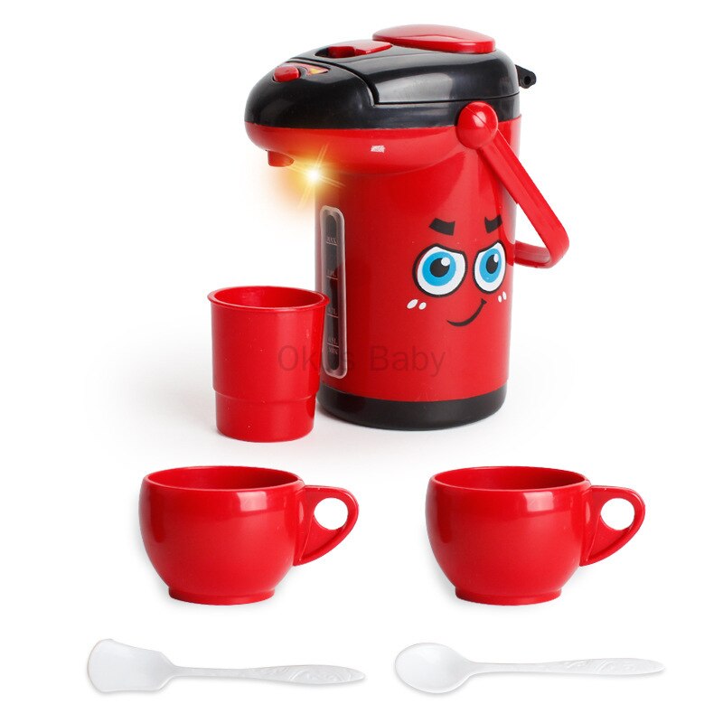 Elektrische Magnetron Apparatuur Speelgoed voor Keuken Housekeeping Rol Pretend Play Game Developmental Game Kinderen Kids Speelgoed: Electric kettles