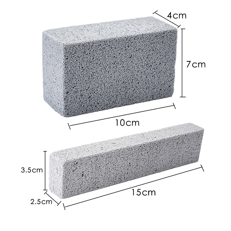 BBQ Grill Cleaning Brick Block Barbecue Cleaning Stone BBQ Racks Stains Grease Cleaner BBQ Tools Kitchen Decorates Gadgets 2pcs