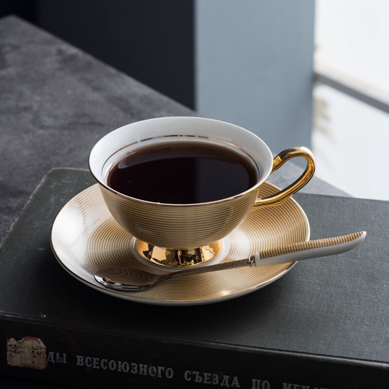 Benporselen ettermiddagste koppfat sett nordisk stil kaffekopper keramisk krus breakfrist melk vann krus servise