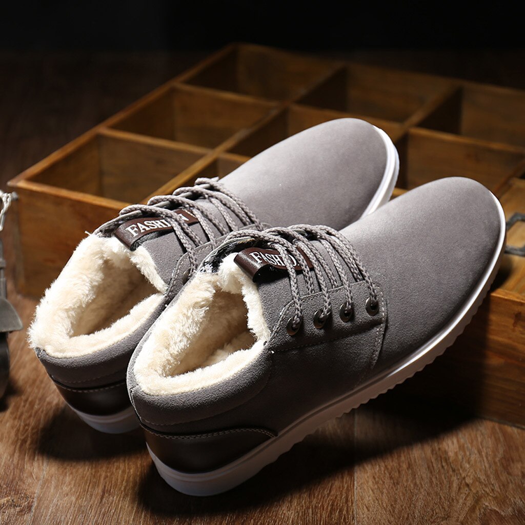 Men Shoes Autumn Winter Boots Winter Men Casual Men Shoes Breathable England Trend Sports shoes Frosted zapatos de hombre