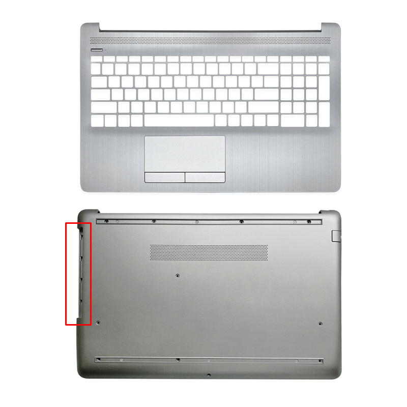 Nowa tylna pokrywa LCD/pokrywa przednia/zawiasy/podparcie dłoni/dolna obudowa do HP 15-DA 15-DB 15-DX 250 G7 tpn-c135 górna pokrywa srebrny L20434-001