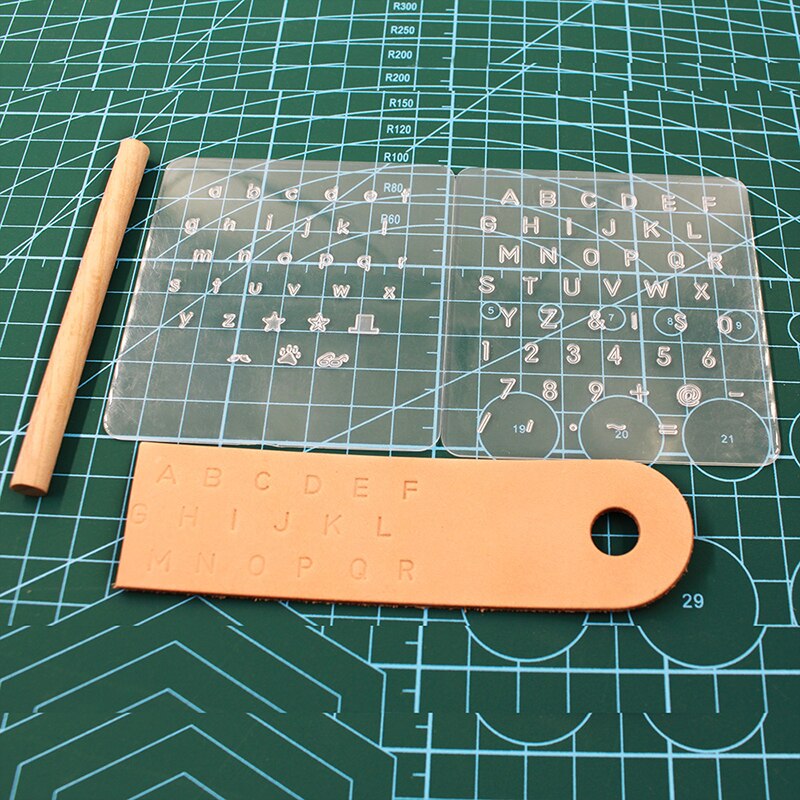 DIY skórzany znaczek litera alfabetu numer stempel zestaw plastikowe narzędzie skórzane pieczęć woskowa skóra zrobienie pieczęć narzędzie