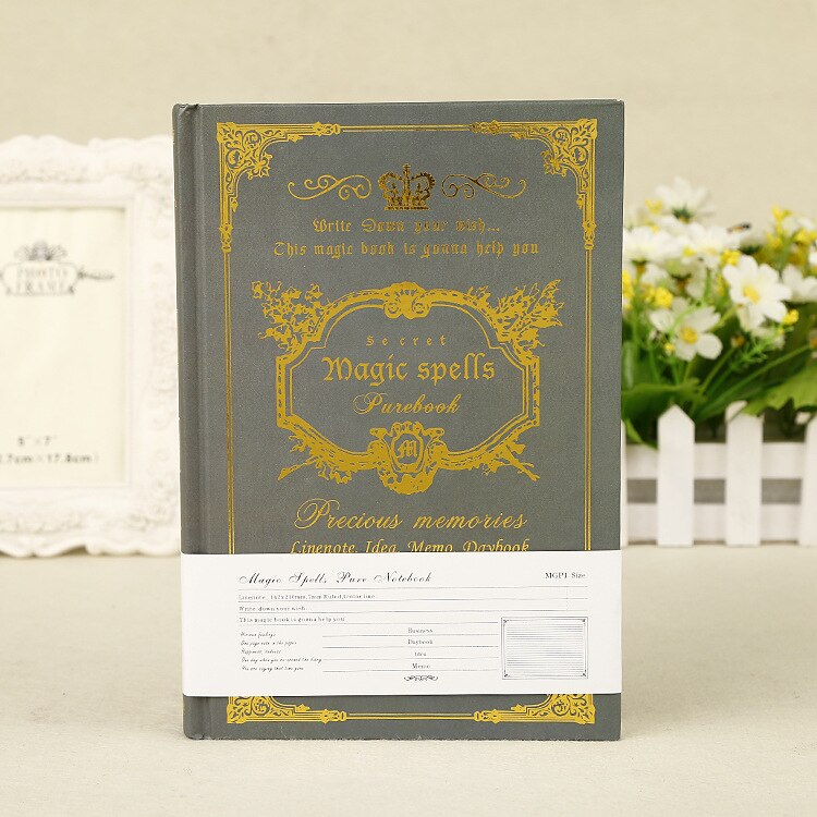 A5 Secret Magic Notebook Vintage Diary European Style Planner Office Stationery Students: B