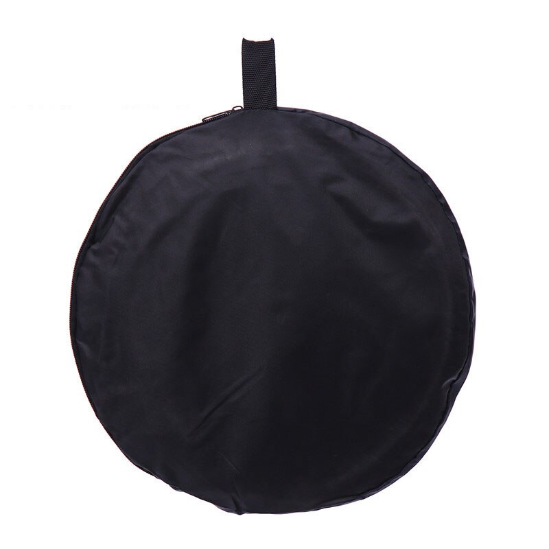 30 CM triangle réflecteur or et argent avant et arrière côtés Distribution sac de rangement MCPET carte de rebond réfléchissant