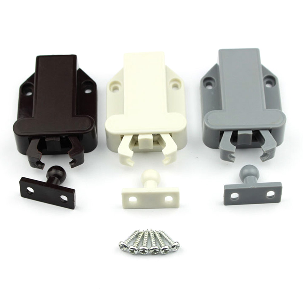Deur Zuig Catcher Push To Open Systeem Demper Buffer Voor Kastdeur Kast Catch Magneet Schroef 3 kleuren #0304