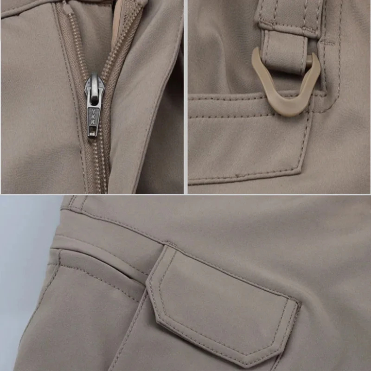 Pantalones tácticos elásticos de secado rápido para hombre para escalada, senderismo, Camping, pesca y caza
