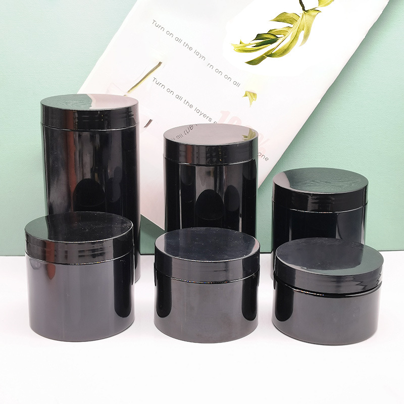 10 stk./parti 250/300/500ml plastik kosmetik creme krukker med galvanisering låg plastikpotte opbevaringskrukke kæledyrsbeholder tomme maddåser: Lysegrøn / 6ml